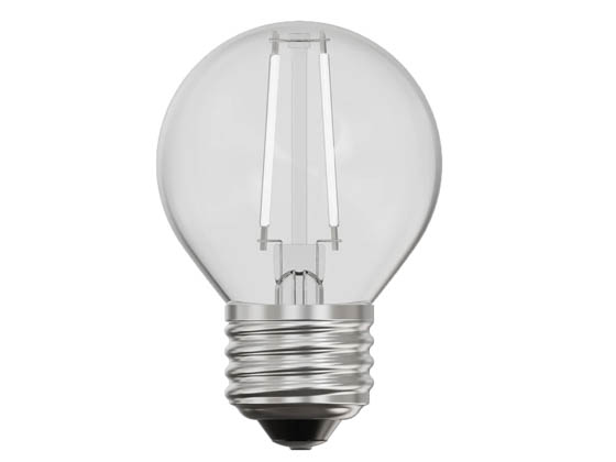 Feit Electric BPGM60927CAWFIL/2 Feit Dimmable 5.5 Watt 2700K G-16.5 Exposed White Filament LED Bulb, 60 Watt Equivalent, Medium(E26) Base