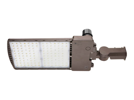 Value Brand AF-41831 AF-300W-P0-T3-SF Dimmable LED Area Fixture With Slipfitter Mount & Photocell, Wattage Selectable (120W/180W/240W/300W) & Color Selectable (3000K/4000K/5000K), 1000 Watt Equivalent