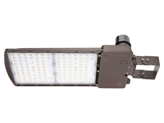 Value Brand AF-41833 AF-300W-P0-T3-YK Dimmable LED Area Fixture With Yoke/Trunnion Mount & Photocell, Wattage Selectable (120W/180W/240W/300W) & Color Selectable (3000K/4000K/5000K), 1000 Watt Equivalent
