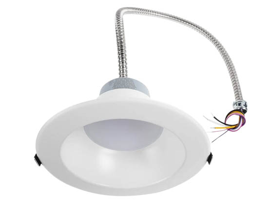 Euri Lighting DLC8C-22W103swej 0-10V Dimmable Wattage and Color Selectable 8" LED Downlight Retrofit, JA8 Compliant