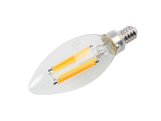 Green Creative 37063 5.5FB11DIM/927/RC 5.5 B-11 Dimmable LED Bulb, 2700K, Wet Rated