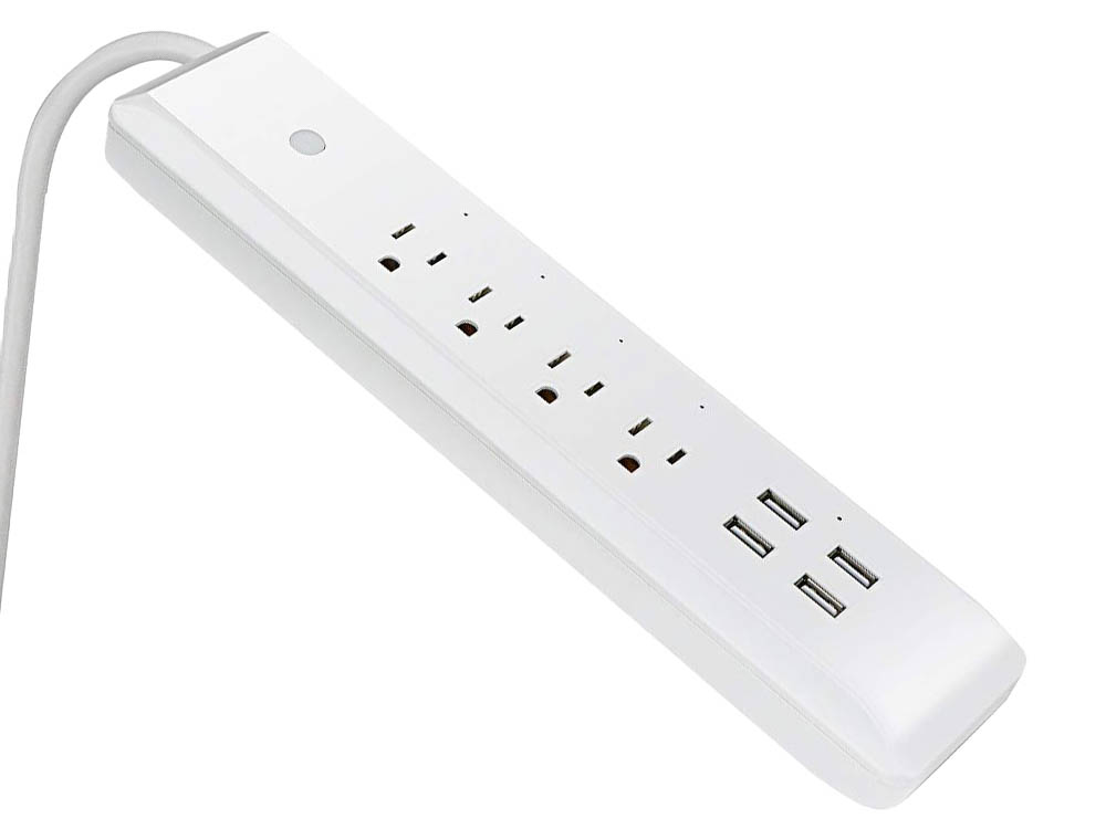 Feit Electric POWERSTRIP/WIFI 4 Outlet and 4 USB Port Smart Wifi Powerstrip