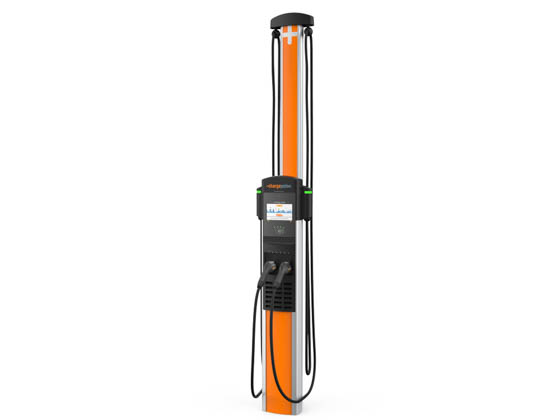 ChargePoint CP6021B-50A-L7 CP6021B 50amp Bundle 1-Year Network, Activation, Mounting Kit & 8ft Cable Management Dual Port Pedestal Mount