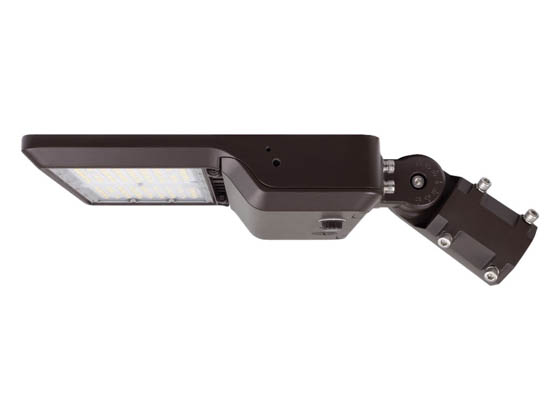 MaxLite 110163 AE100HT3-WCSBKCR Maxlite Slim LED Area Fixture With Slipfitter Mount, Dimmable, Wattage & Color Selectable, Type III, 277-480V, C-Max Compatible, 250 Watt HID Equivalent