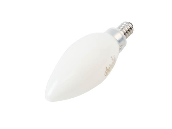 Bulbrite 776941 LED5B11/30K/FIL/M/4 5 Watt B-11 Soft White Decorative LED Bulb, 3000K, E12 Base