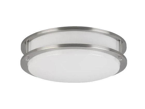 MaxLite 103943 ML2LASABN169CS Maxlite Dimmable 12", 16 Watt Flush Mount LED Ceiling Fixture, Color Selectable, JA8 Compliant