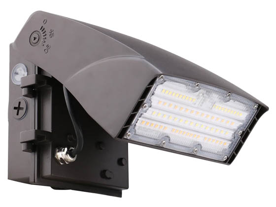 Halco Lighting 39877 AWP-4-WS-CS-U-PC Halco Adjustable LED Wall Pack Wattage (60/70/80W) & Color Selectable Includes Photocell