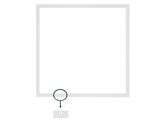 Halco Lighting 90522 FPLCR-22-LS-CS-UNV Halco 2x2 Flat Panel LED Fixture Wattage and Color Selectable Includes Control Ready Port