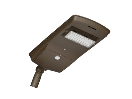 Light Efficient Design RP-SAL-30W-50K-SF-DB-G2 Solera All-In-One Off-Grid Solar LED Area Light Fixture 30W 5000K With Slipfitter Mount, Photocell, & Motion Sensor Dark Bronze Finish