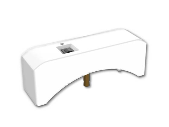 Archipelago Lighting MSM-HTI/126P1/BLS Archipelago Microwave Motion Sensor with Daylight Harvesting for use with LLSN Vanguard Series Strip Fixture (Remote RM-HT/06S required for programming)