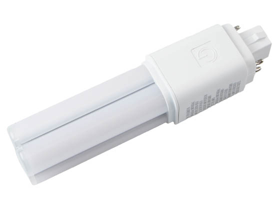 Green Creative 36732 6.8PLO/827/HYB/PF PinFit 6.8W Omni Directional 4 Pin G24q or G24d 2700K, Ballast Bypass or Direct Wire