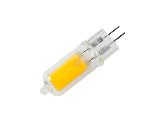 Bulbrite 770649 LED2G4/27K/W/D 1.8W Clear Glass T5 LED Wafer, G4 Base, 12 Volt, 2700K