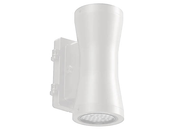 Westgate WMA-UDL-MCTP-WH-D LED 7" Cylinder Up/Down Light Wattage (18/30/45/60W) and Color Selectable with Photocell White Finish