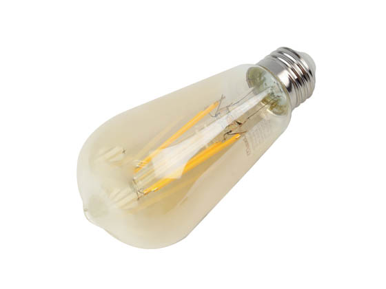 MaxLite 110580 V5ST19DLED922/JA81 Maxlite Dimmable 5W 2200K ST19 Vintage Filament LED Bulb, JA8 Compliant