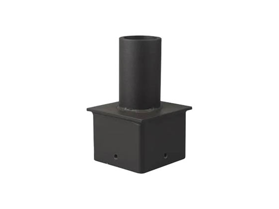 MaxLite 101971 S4VT1S00B Maxlite Tenon Reducer for 4" Square Pole to a 2 3/8" Tenon Bronze