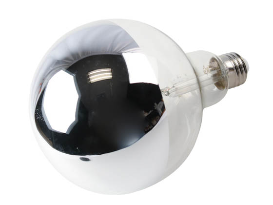 Bulbrite 776920 LED6G40/27K/FIL/HM/3 Dimmable Half-Chrome G-40 LED Filament Bulb, 2700K, Medium (E26) Base