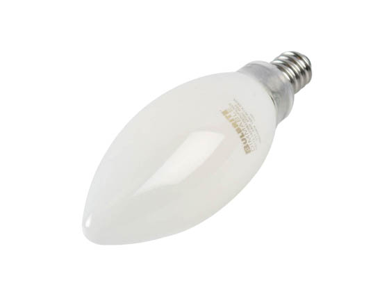 Bulbrite 776939 LED4B11/27K/FIL/M/3 4W Dimmable  B-11 Milky Finish LED Bulb, Enclosed Rated