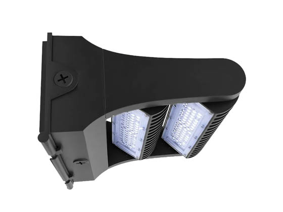 Westgate LW360-60W-MCTP-BK-G2 360° Rotatable LED Wall Pack Wattage (24/40/60W) and Color Selectable Black Finish