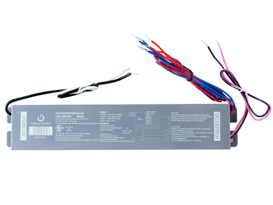 Green Creative 98262 24T5HODRIVER/4CH/R LED Driver for 3 or 4 Type-C Lamp 92W 120-277V