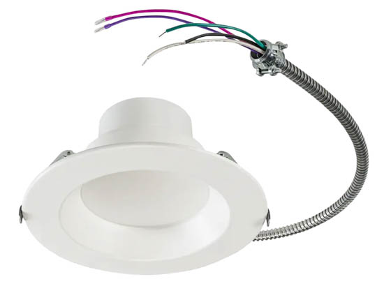 Keystone KT-RDLED30PS-8A-9CSF-CDIM 8" LED Recessed Downlight Wattage and Color Selectable 0-10V & TRIAC Dimming