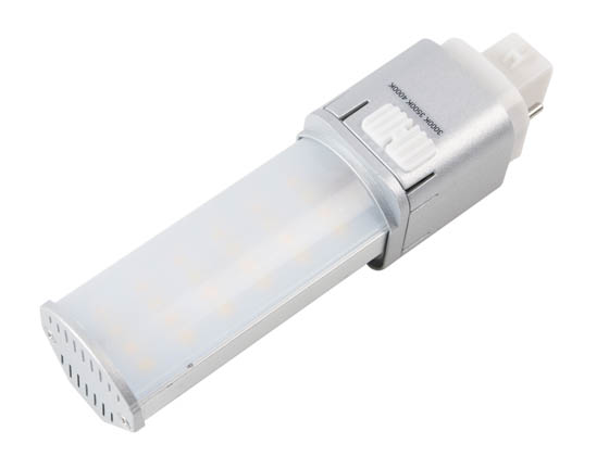 Light Efficient Design LED-7322-FC1-G4 Flex Color 7W Color Selectable 2-Pin LED PL Lamp, Type A or B Compatible