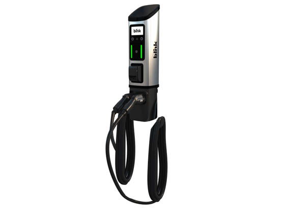 Blink Charging Series 8-DUAL-WALL-80A-ISO 101-000024-A DUAL-WALL Series 8 ISO 80A Dual Port Bundle Wall Mount Includes 1-Year Cellular Network & Credit Card Reader 19.2kW