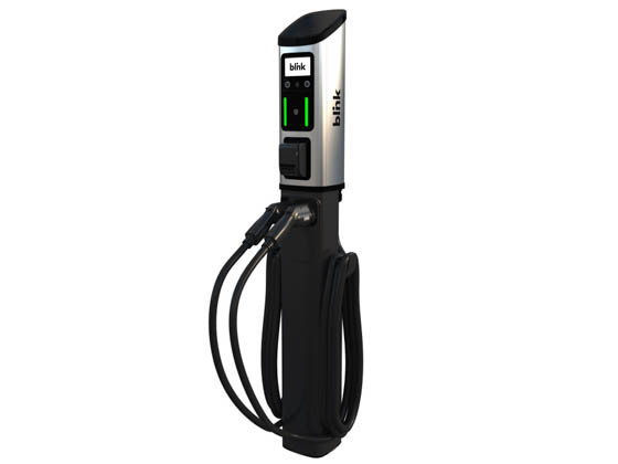 Blink Charging Series 8-DUAL-PEDESTAL-80A-ISO 101-000024-A DUAL-PEDESTAL Series 8 ISO 80A Dual Port Bundle Pedestal Mount Includes 1-Year Cellular Network & Credit Card Reader 19.2kW
