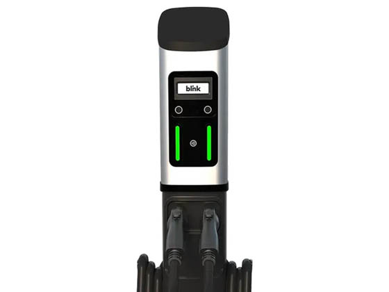 Blink Charging Series 7-DUAL-WALL-80A-ISO 101-000022-A DUAL-WALL Series 7 ISO 80A Dual Port Bundle Wall Mount Includes 1-Year Cellular Network 19.2kW