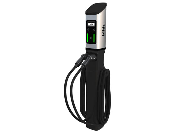 Blink Charging Series 7-DUAL-PEDESTAL-80A-ISO 101-000022-A DUAL-PEDESTAL Series 7 ISO 80A Dual Port Bundle Pedestal Mount Includes 1-Year Cellular Network 19.2kW