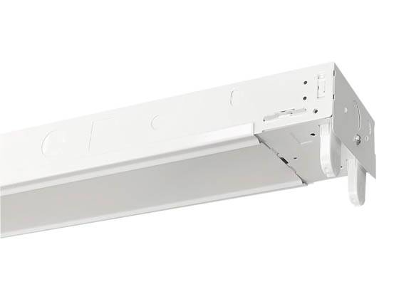 Halco Lighting 90510 LRS-2-2L-T8DE Halco LED Ready 24" Strip Fixture Uses 2 Double-Ended T8 LED Bypass Bulbs (Sold Separately)