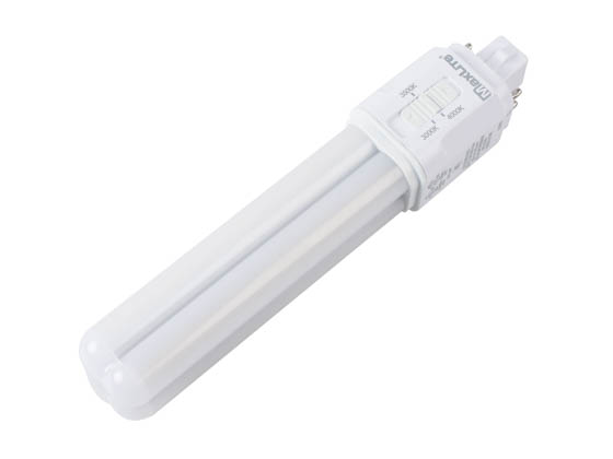 MaxLite 112212 8.5PLDO/ABD/G24Q8CS Maxlite 8.5 Watt Dimmable Color Selectable(3000K/3500K/4000K) G24q Hybrid LED Bulb