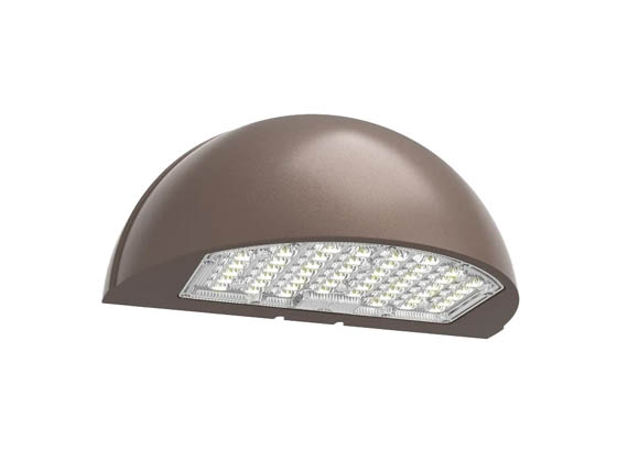 Westgate WPMX-24-40W-MCTP-SR Half-Moon Round LED Cut-Off Wall Pack Wattage (24/32/40W) and Color Selectable