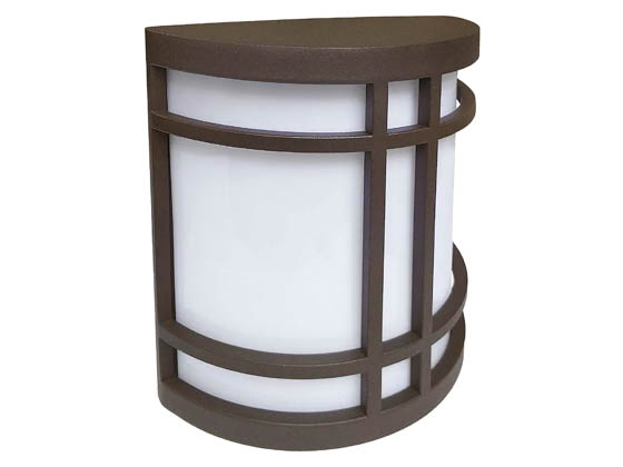 Westgate LDSW-MCT5-ORB LDS Series 10" Indoor/Outdoor LED Decorative Wall Sconce 12W Color Selectable