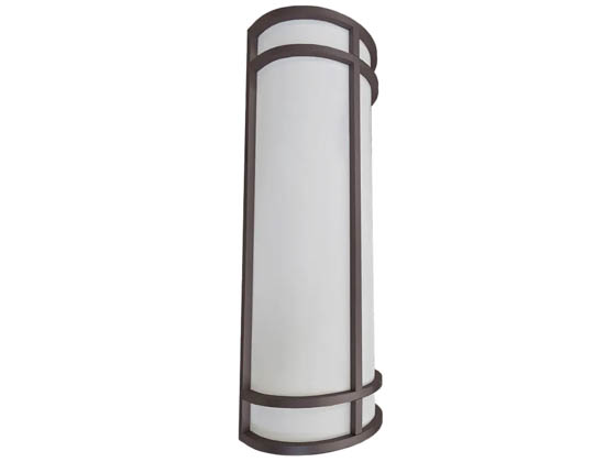 Westgate LDSB-40-MCTP-DD-ORB LDS Series 40" Indoor/Outdoor LED Decorative Wall Sconce Wattage and Color Selectable