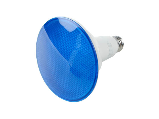 Bulbrite 772504 LED15PAR38/FL/BLU/D 15 Watt Dimmable Blue PAR38 LED Bulb, Wet Rated