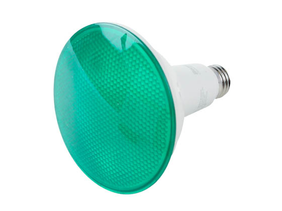 Bulbrite 772503 LED15PAR38/FL/GRN/D 15 Watt Dimmable Green PAR38 LED Bulb, Wet Rated