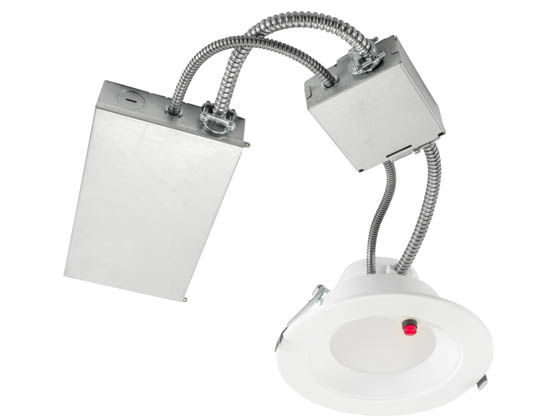 Keystone KT-RDLED30PS-8A-9CSF-VDIM-EM4 8" LED Recessed Downlight Wattage and Color Selectable with Emergency Battery Backup