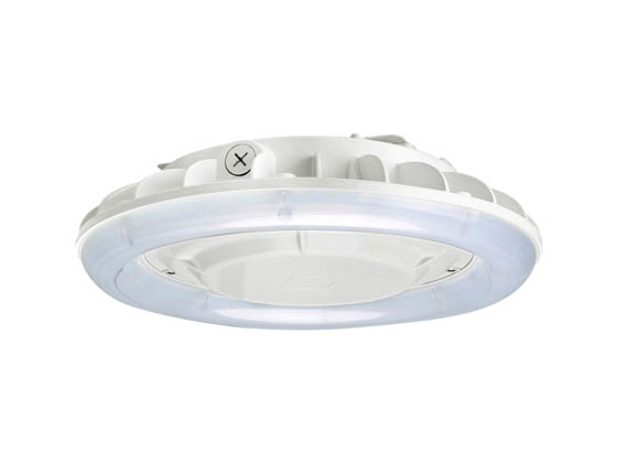 Contractor Choice CP-45521 CP-60WDDK-CR-ROUND LED Round Low-Profile Canopy Fixture Wattage (22/34/46/60W) and Color Selectable Includes Control Ready Port