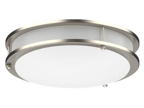 Halco Lighting 90261 FM-DR14-20-CS Halco 14" LED Flush Mount Ceiling Fixture 20W Color Selectable TRIAC Dimming