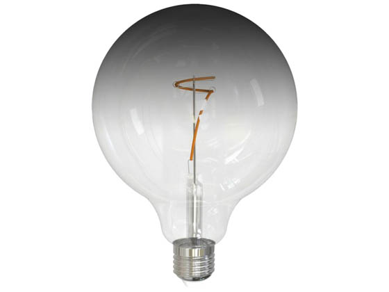 Bulbrite 776997 LED4G40/30K/FIL/GRAD/SMK Dimmable 4.5 Watt G-40 Filament Lamp, Gradient Smoke