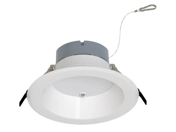 Halco Lighting 89220 CDLEM-8-LS-CS-WH-DDV Halco 8" Dimmable Commercial Retrofit Downlight, Emergency Battery Ready, Lumen and Color Select, 120-277V