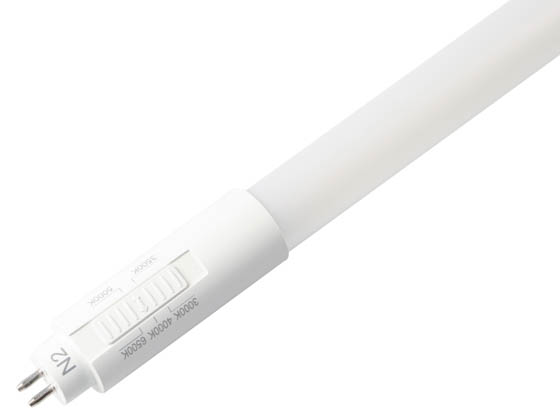 Satco Products, Inc. S11650 9T5/LED/24-CCT/BP/HE/SE-DE Satco 9 Watt 24" T5 LED Lamp, Color Selectable, Ballast Bypass, Single or Double Ended Wiring