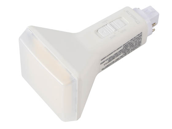 MaxLite 112218 9.5PLDV/DFD/G24Q8CS Maxlite 9.5W Dimmable 4-Pin Color Selectable (3000K/3500K/4000K) G24q LED Bulb, Ballast Compatible