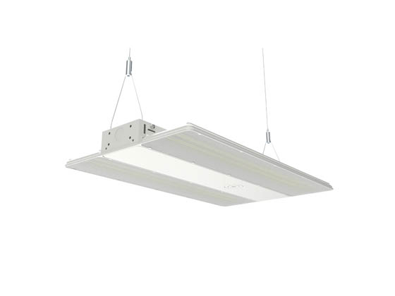 Contractor Choice LHB-46060 LHB-205WDDKPD-480V LED High Bay Fixture High Voltage Adjustable Wattage (82/123/164/205W) and Color Includes Control Ready Port 347-480V