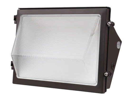 Eiko 13667 TWP1-PS120-FCCT-V Forward Throw LED Wall Pack High Voltage Adjustable Wattage (90/105/120W) and Color 277-480V