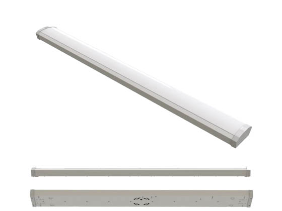 Bulbrite 773503 LED46WRAP/4FT/5CCT/927-950/J/WH/D 48" LED Wrap Fixture 46W Color Selectable (27/30/35/40/50K)