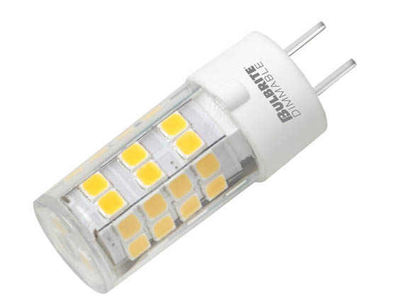 Bulbrite 770625 LED5GY6/27K/12 Dimmable 5W 12V T3 2700K LED Bulb, GY6.35 Base, Enclosed Rated