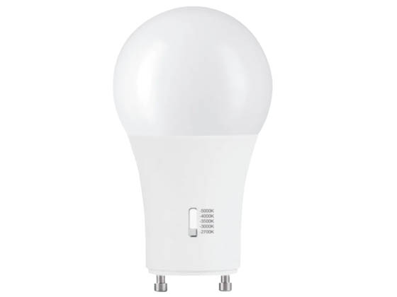 Halco Lighting 83215 9A19-LED-9CS-GU24-D-T20 Halco 9 Watt Dimmable A-19 Bulb, 5 Color Selectable, 90 CRI, GU24 Base, T20 Compliant