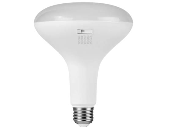 Halco Lighting 83222 13BR40-FL-LED-9CS-D-T20 Halco 13 Watt Dimmable BR40 Bulb, 5 Color Selectable, 90 CRI, T20 Compliant