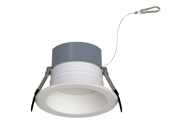 Halco Lighting 89210 CDL-4-LS-CS-WH-DDV Halco 4" Commercial LED Downlight 3-Wattage and 5-Color Selectable 90CRI Wet Rated Dual Dimming TRIAC/ELV & 0-10V